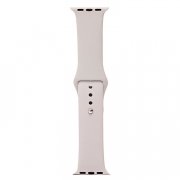 Ремешок для Apple Watch 38 mm Sport Band (L) (светло-серый) — 2