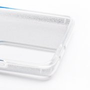 Чехол-накладка SC097 Gradient для Samsung Galaxy S21 Ultra (G998B) (серебристо-синяя) — 3