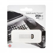 USB-флешка Kingston DataTraveler Kyson 256GB Silver (серебристая)