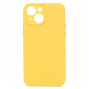 Чехол-накладка ORG Soft Touch с закрытой камерой для Apple iPhone 13 mini (желтая) — 1