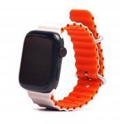 Ремешок ApW26 Ocean Band для Apple Watch 49 mm силикон (светло-оранжевый)