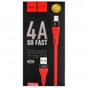 Кабель Hoco U53 Flash (USB - micro-USB) красный — 2