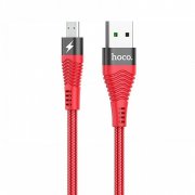 Кабель Hoco U53 Flash (USB - micro-USB) красный