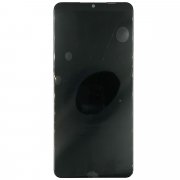 Рамка дисплея для Samsung Galaxy M12 (M127F) (черная) — 1