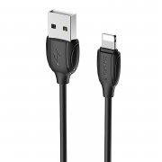 Кабель Borofone BX19 для Apple 1 метр (USB - lightning) (черный) — 1