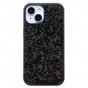 Чехол-накладка - PC071 POSH SHINE для Apple iPhone 15 россыпь кристаллов (226901) (черная)