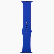 Ремешок ApW Sport Band Apple Watch 44 mm Watch 42 mm силикон на кнопке (L) (синий)