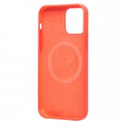 Чехол-накладка ORG Silicone Case SafeMag с анимацией для Apple iPhone 12 Pro Max (розовый цитрус) — 2