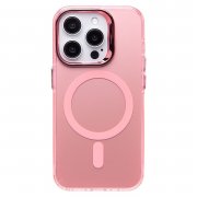 Чехол-накладка SafeMag для Apple iPhone 15 Pro (розовая) — 1