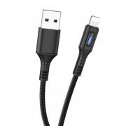 Кабель Hoco U79 (USB - lightning) 120см (черный)