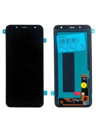 Дисплей с тачскрином для Samsung Galaxy J6 (2018) J600F (черный) AMOLED