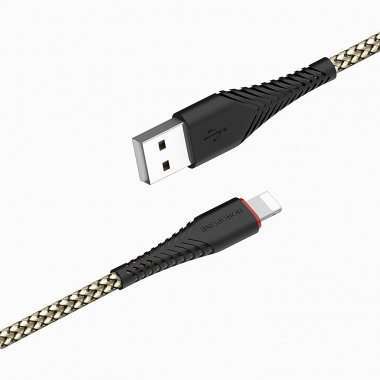 Кабель Borofone BX25 для Apple (USB - Lightning) черный — 3