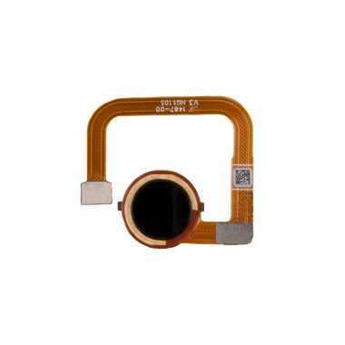 Шлейф для Xiaomi Redmi Note 9 + сканер отпечатка пальца (черный) &mdash; 1