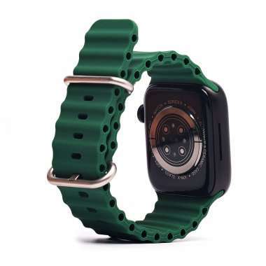 Ремешок - ApW26 Ocean Band Apple Watch 40 mm Watch 38/40/41мм силикон (зеленый) — 4