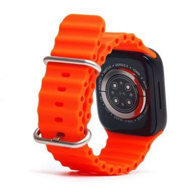 Ремешок - ApW26 Ocean Band Apple Watch 40 mm Watch 38/40/41мм силикон (оранжевый) — 4