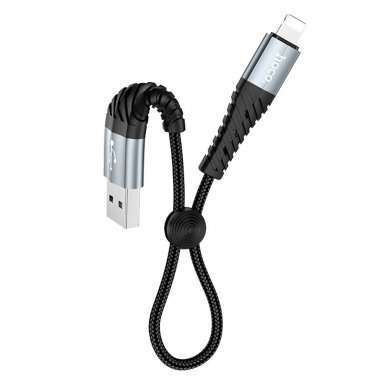 Кабель Hoco X38 Cool Charging для Apple (USB - lightning) (черный) — 7
