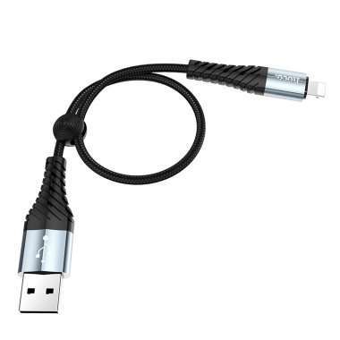 Кабель Hoco X38 Cool Charging для Apple (USB - lightning) (черный) — 5