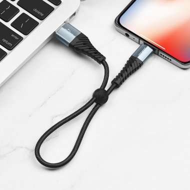 Кабель Hoco X38 Cool Charging для Apple (USB - lightning) (черный) — 4