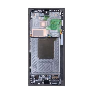 Дисплейный модуль с тачскрином для Samsung Galaxy S24 Ultra (S928B) (черный) (AAA)