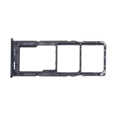 Контейнер SIM для Samsung Galaxy A04s (A047F) (черный) &mdash; 2