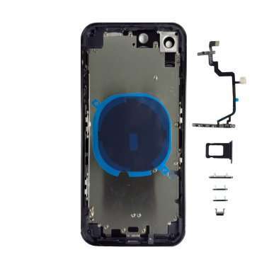 Корпус для Apple iPhone XR в стиле iPhone 16 Pro (черный) &mdash; 1